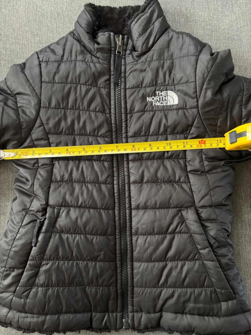 The North Face Black Plush Fleece Zip Jacket - Picture 5 of 5